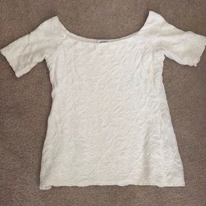 Bailey/44 White Off the Shoulder Top